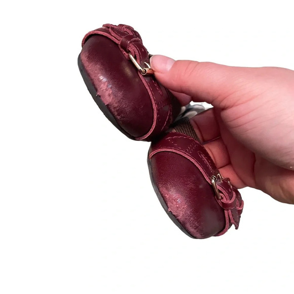 BURBERRY PLAID CLOTH FLATS - Picture 3 of 6